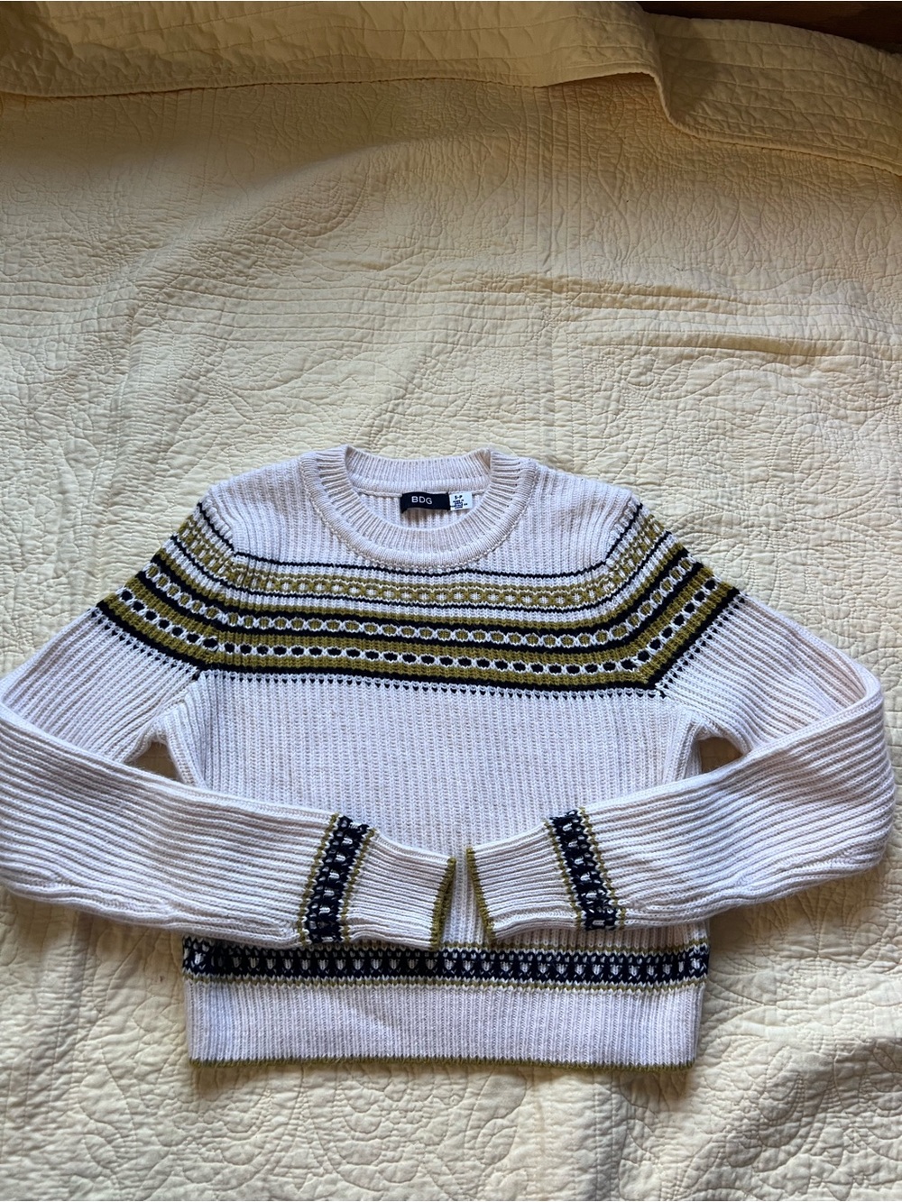 BDG fair isle Crop Sweater